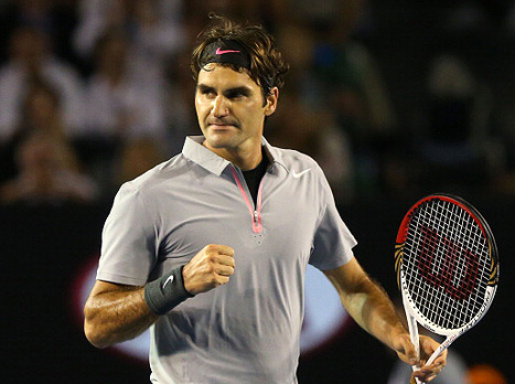 פדרר, הופעה 10 ברצף בחצי במלבורן (gettyimages)