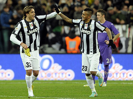 וידאל ומאטרי, גדולים על פיורנטינה (gettyimages)