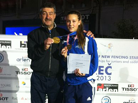 יופי של הישג. קומרוב (התמונה באדיבות איגוד הסייף)