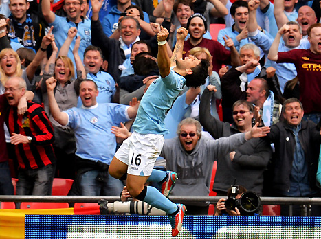 אגוארו בטירוף, סיטי בגמר (gettyimages)