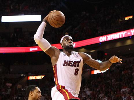 20 נקודות סולידיות שלו. לברון (gettyimages)