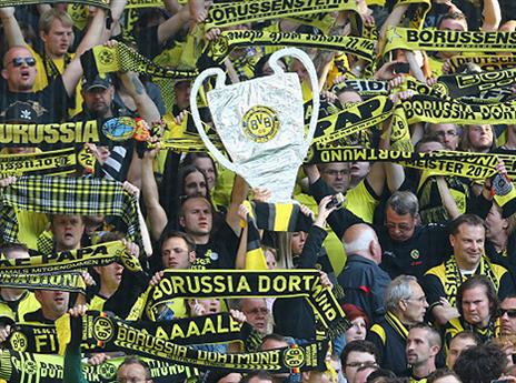 אוהדי דורטמונד, במקום השני (gettyimages)