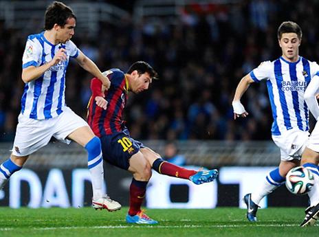 מסי, השחיל עוד שער (gettyimages)