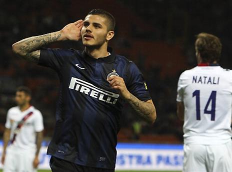 איקארדי, גם צמד שלו לא הספיק בשביל צהלות שמחה (gettyimages)