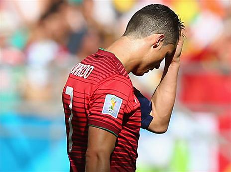 יום קשה עבר על רונאלדו (gettyimages)