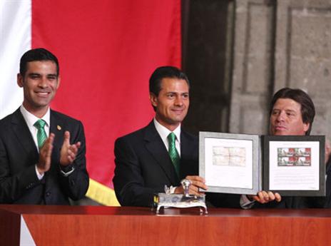 מארקס עם הררה והנשיא פניה (gettyimages)