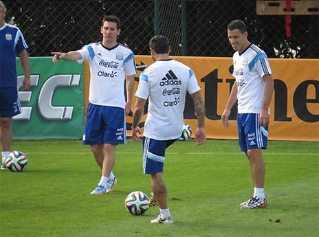 מסי והחבר'ה באימון, יגיעו מוכנים? (gettyimages)