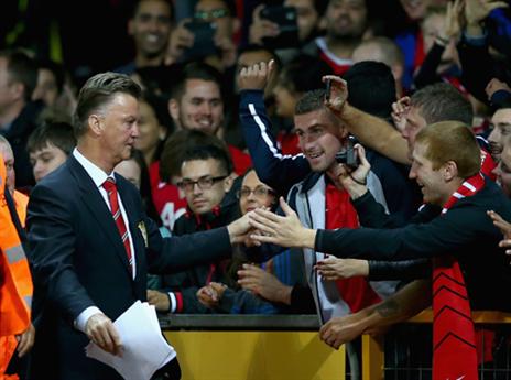 עוד לא שמט נקודה בהכנה. ואן חאל (GETTYIMAGES)