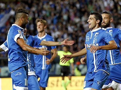 שחקני אמפולי, לא הצליחו להחזיק ביתרון כפול (GETTYIMAGES)