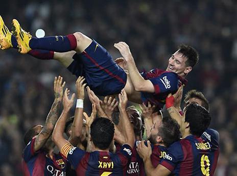 מסי עבר להנפה. וזו רק תחילת העונה (gettyimages)