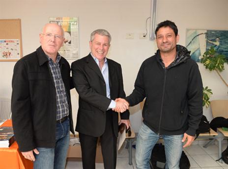 לוסטיג, ודמני וסמדג'ה (באדיבות הוועד האולימפי בישראל)