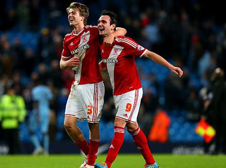 שני כובשי השער לבורו חוגגים (Getty)