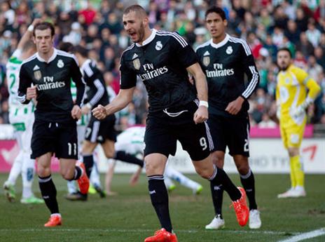 בנזמה. ריאל נחלצה בקושי (getty)