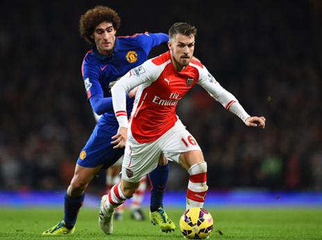 ראמזי חוזר להרכב ארסנל. יעבור את יונייטד? (gettyimages)