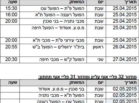 לוח המשחקים