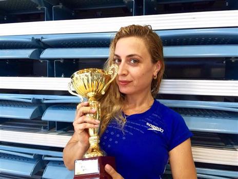 עוד גביע לארון. דלילה חטואל (צילום: ליאת מר)