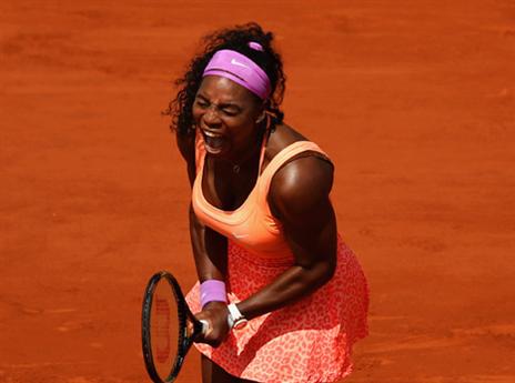 שיחררה קיטור בסיום. סרינה (gettyimages)