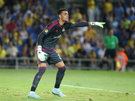 חואן פאבלו. הציל נגיחה מסוכנת של מזרחי (צילום: אלן שיבר)