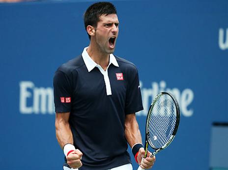 מקומו בחצי הגמר מובטח? ג'וקוביץ' (GETTYIMAGES)