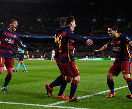 3 המועמדים הסופיים בכדור הזהב? מסי, סוארס וניימאר (Getty)