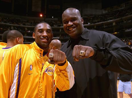 עשו שמות בליגה. קובי ושאק (GETTYIMAGES)