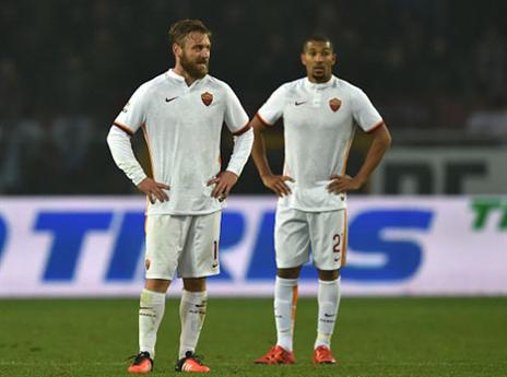 דה רוסי ורומא מאבדים גובה (gettyimages)