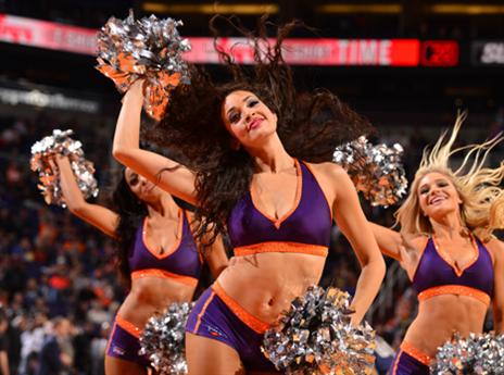 גם המעודדות של פיניקס נהנו (Getty)