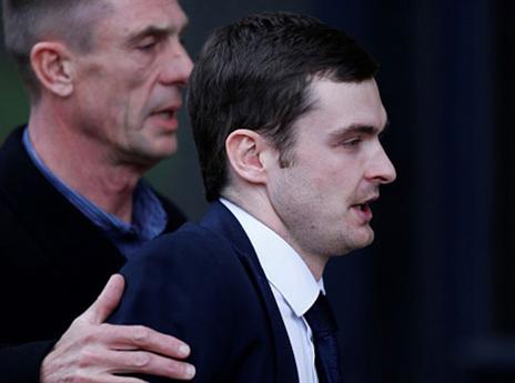 הקריירה הגיעה לסיומה. ג'ונסון בכניסה לבית משפט (gettyimages)