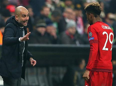 מרוצה. פפ עם קומאן (Getty)