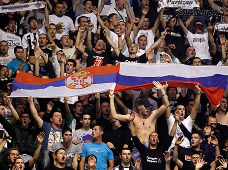 גם ביציעים של פרטיזן לא חסר רעש (gettyimages)