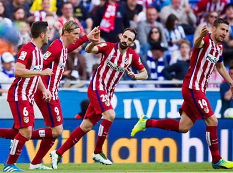 אתלטיקו כבר ממש קרובה לפסגה (GETTY)