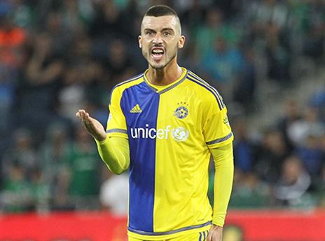 תקף קשות את מכבי חיפה. מדוניאנין (צילום: דני מרון)