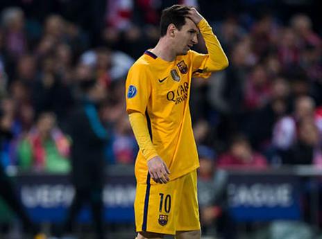 אותה כמות משחקים כמו רונאלדו, והוא היה פצוע לחודשיים. מסי (Getty)