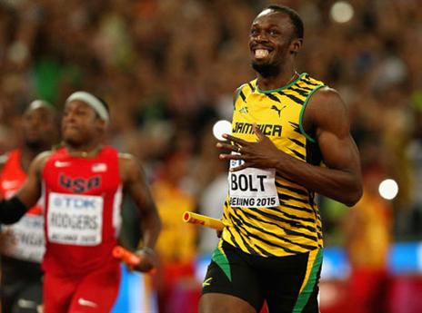 בולט באליפות העולם האחרונה (GETTY)