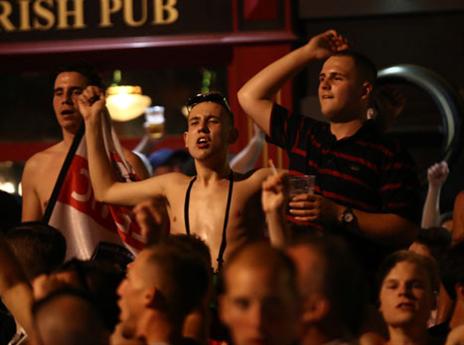 החגיגה הפכה לקטטה (GETTYIMAGES)