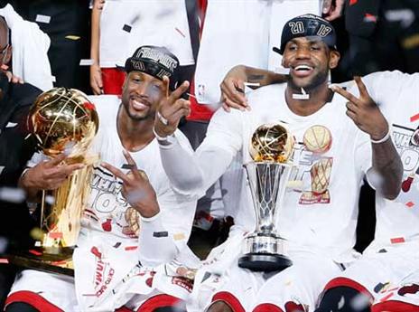 הלך בעקבות לברון, אבל לא יצטרף אליו. ווייד (Getty)