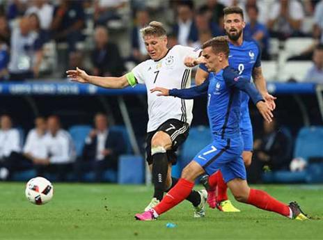 שוויינשטייגר מול צרפת ביורו. הטורניר האחרון (Getty)