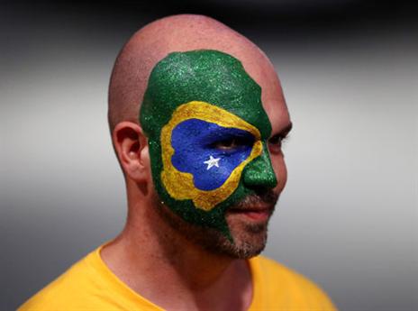 הברזילאים גילו פטריוטיות (getty)