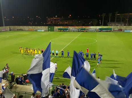 פתיחת המשחק. (הפייסבוק של מכבי שעריים)