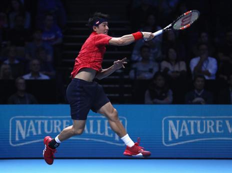 איבד יתרון במערכה הראשון, נישיקורי (getty)