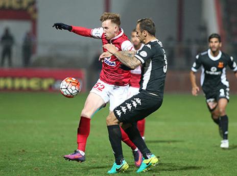 עצמי של ז'אורז'יניו קבע את תוצאת המשחק (צילום: יוסי שקל)