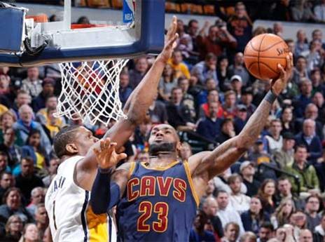 רבע שלישי אדיר. לברון (Getty)