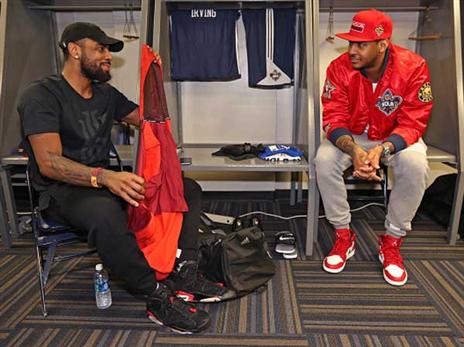 יחליפו קבוצות? כרמלו ואירווינג (Getty)