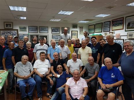 שחקני העבר של כפ"ס בערב הגיבוש. יוזמה מבורכת