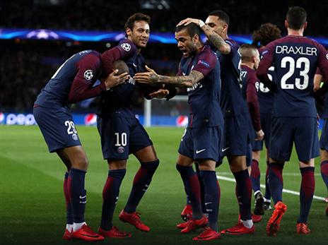 הכי הרבה שערים בשלב הבתים אי פעם. פ.ס.ז' (getty)