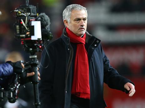 לא חשש לתקוף את אגדת העבר של יונייטד. מוריניו (getty)