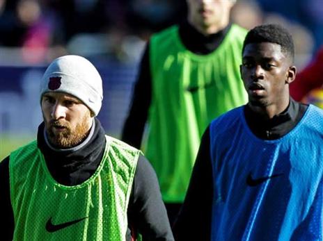 ישחקו ביחד מול לבאנטה? דמבלה ומסי (Getty)