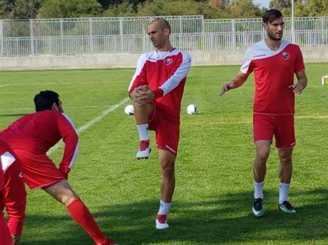 סגר מעגל. ורמוט באימון הבוקר (צילום: הפועל חיפה)