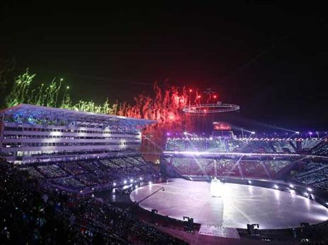 הטקס המרהיב בפיונגצ'אנג (Getty)