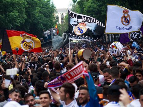 האווירה ברחובות מדריד (Getty